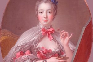 Madame De Pompadour at her boudoir