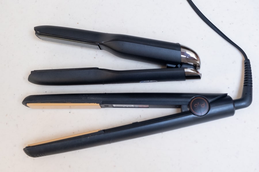 GHD Unplugged hair straightener compared to GHD Classic Original IV